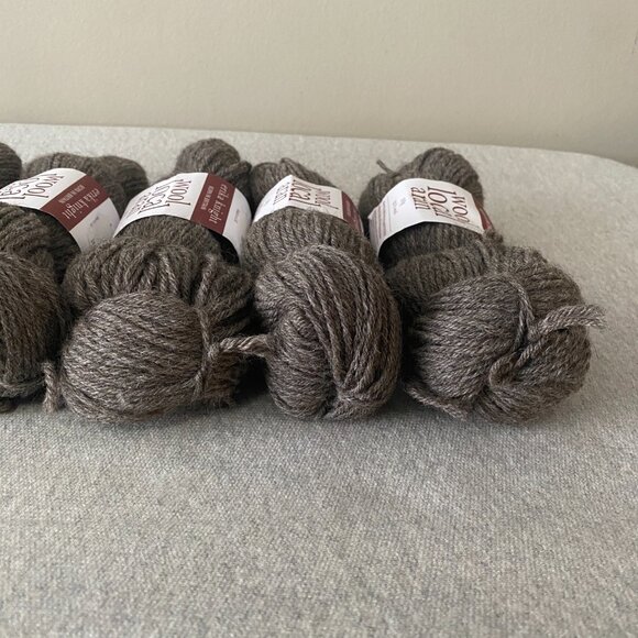 NWT Erika Knight Wool Local Aran Colour 805 Ted Brown Lot of 5 - Picture 5 of 16